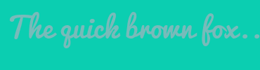 Image with Font Color 77BBBA and Background Color 0BCEB1